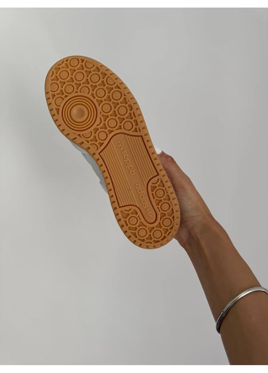 Черные демисезонные кроссовки мужские adidas forum white / black gum адидас форум No Brand