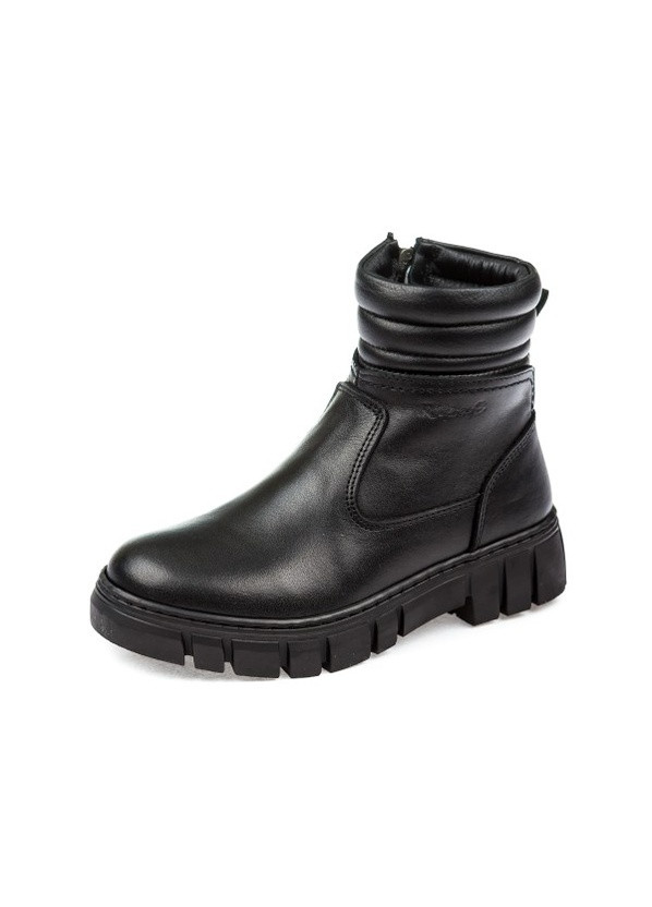 Черные зимние ботинки K.Pafi