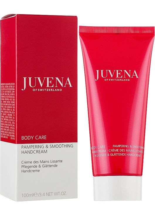 Живильний розгладжувальний крем для рук Pampering & Smoothing Hand Cream 100ml (328343-31612) Juvena (368657508)