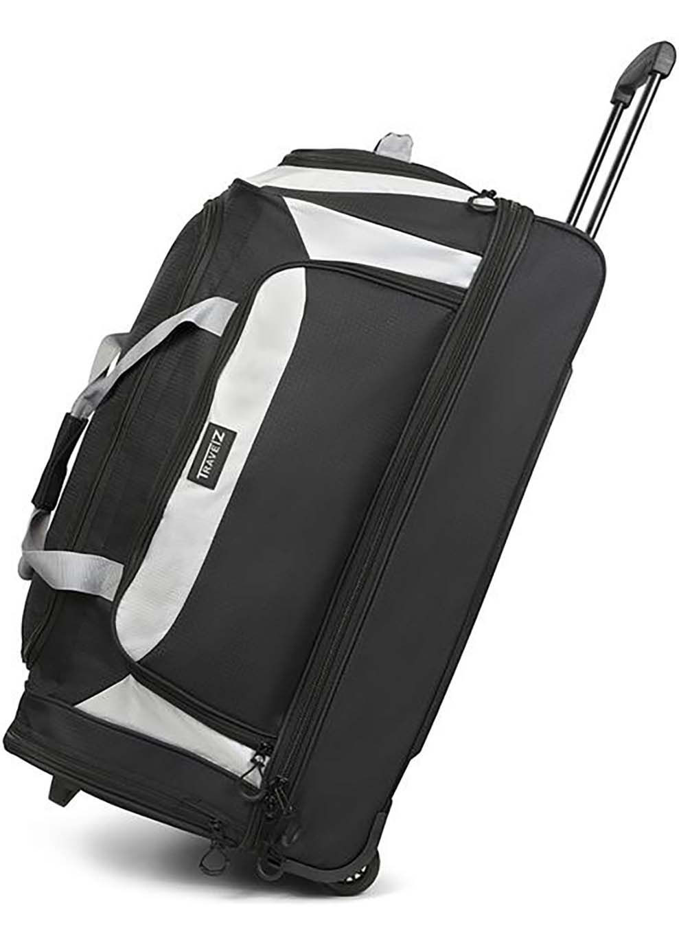 Сумка дорожня на колесах Wheelbag Doubleloader 96L Чорний TravelZ (367187679)