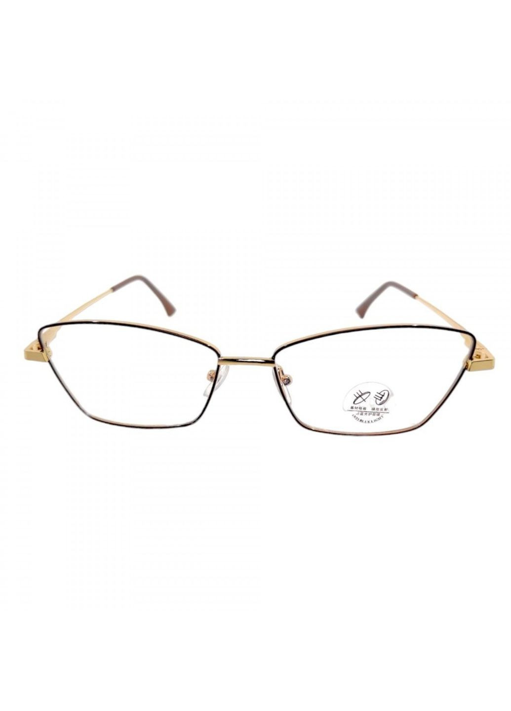 Комп`ютерні окуляри Blue Blocker оправа 80016 NN Золото/Чорна Кава Emotions 14726-10 (363131918)