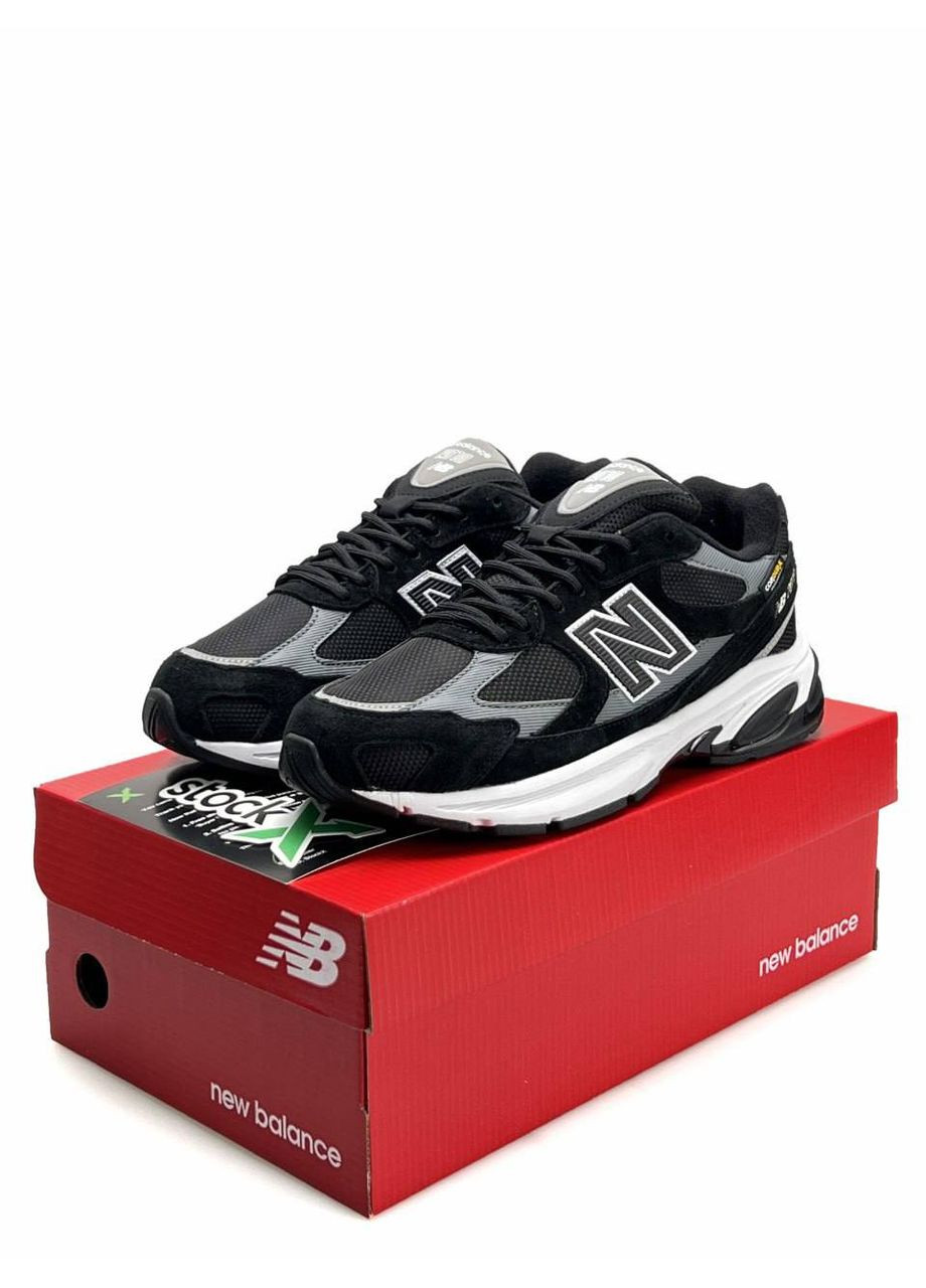 Черные демисезонные кроссовки мужские new balance No Brand 2010 GTX Black Grey White