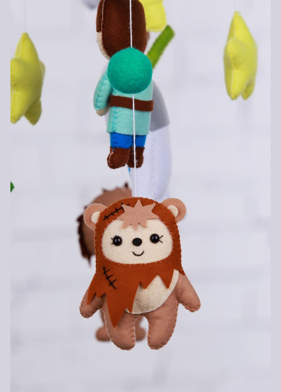 Дитячий мобіль на ліжечко для немовлят WooolyWool «Зоряні війни» No Brand (342757843)