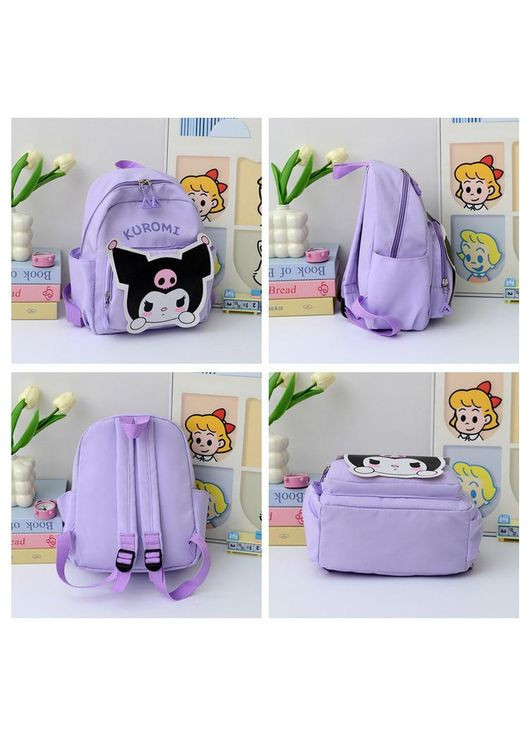 Рюкзак маленький детский школьный портфель Куроми Kuromi 10665 фиолетовый No Brand (367041161)