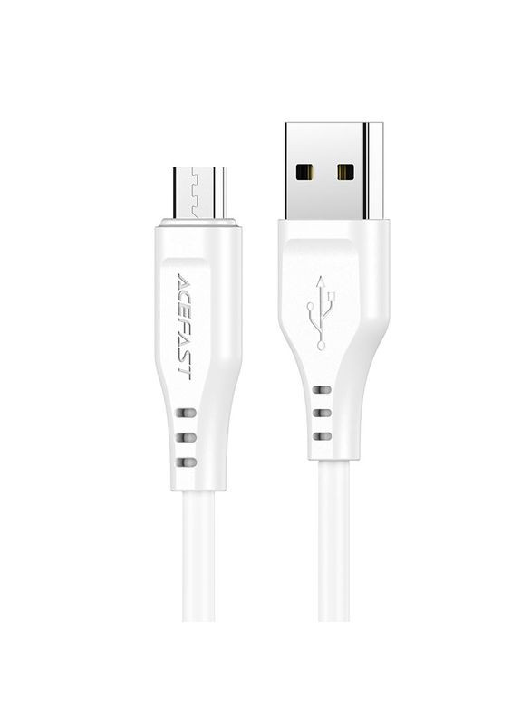 Кабель USB to Micro 2,4A, 1.2m, TPE, TPE connectors, (6974316280897) Acefast C3-09 (360549962)