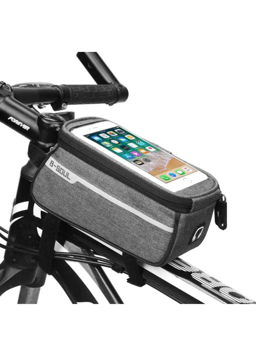 Сумка на раму велосипеда з відділом для смартфона ВС-300-22 No Brand (302737464)