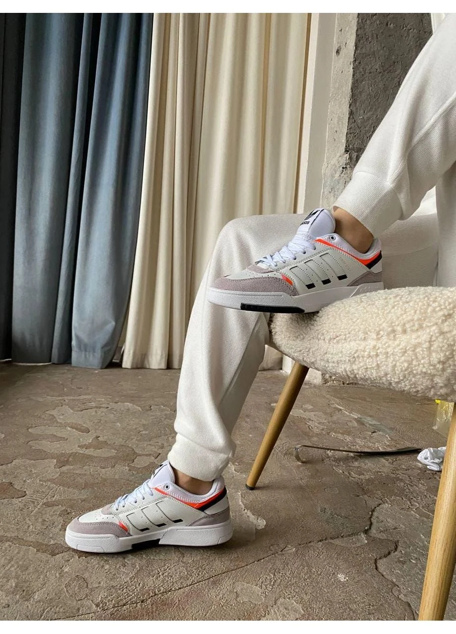 Білі літні кросівки adidas drop step white beige low адідас дроп степ No Brand