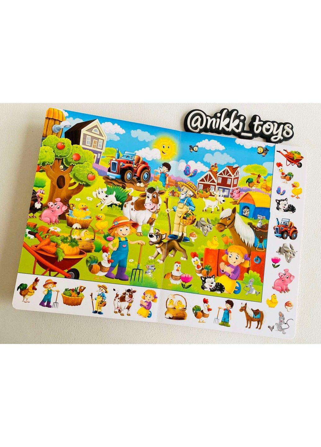 Книга-картонка "Большой виммельбух. Мир вокруг тебя" (рус) Crystal Book (316385720)