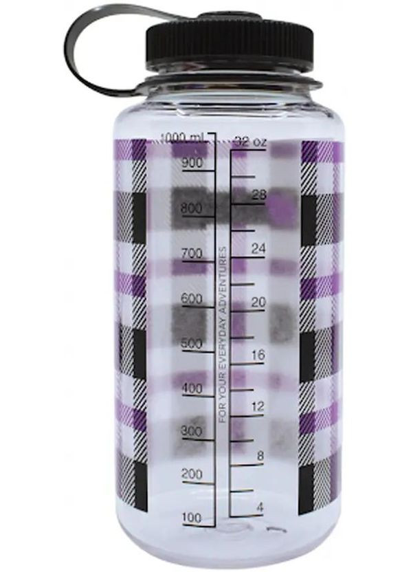 Бутылка Wide Mouth Plaid Water Bottle 1 Purple RZCOM18 Nalgene (316436786)