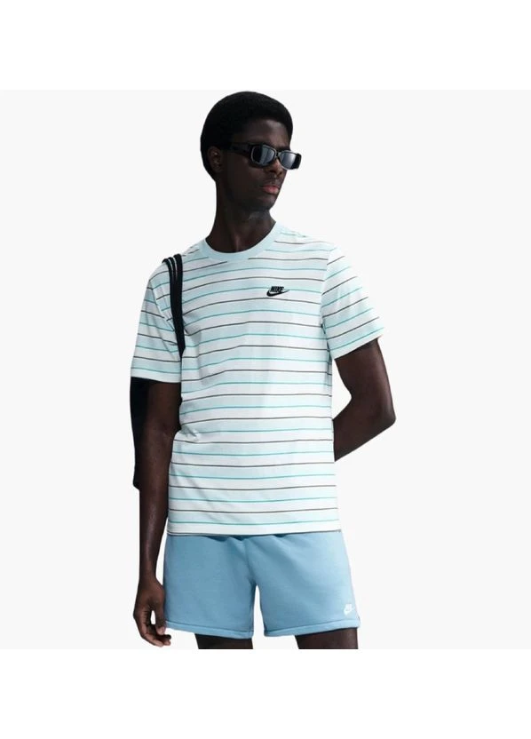 Комбинированная футболка sportswear turquoise/white hj0550-476 Nike
