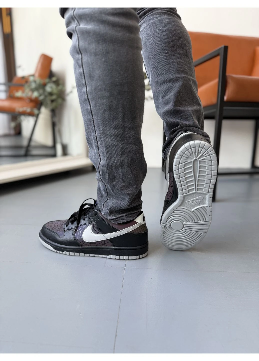 Комбіновані літні кросівки nike dunk low gs symbiote найк данк No Brand