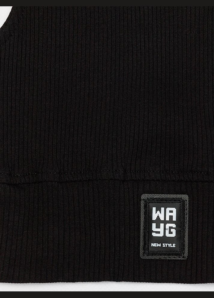 Топ для дівчинки колір чорний CB-00215222 Viollen (325813780)