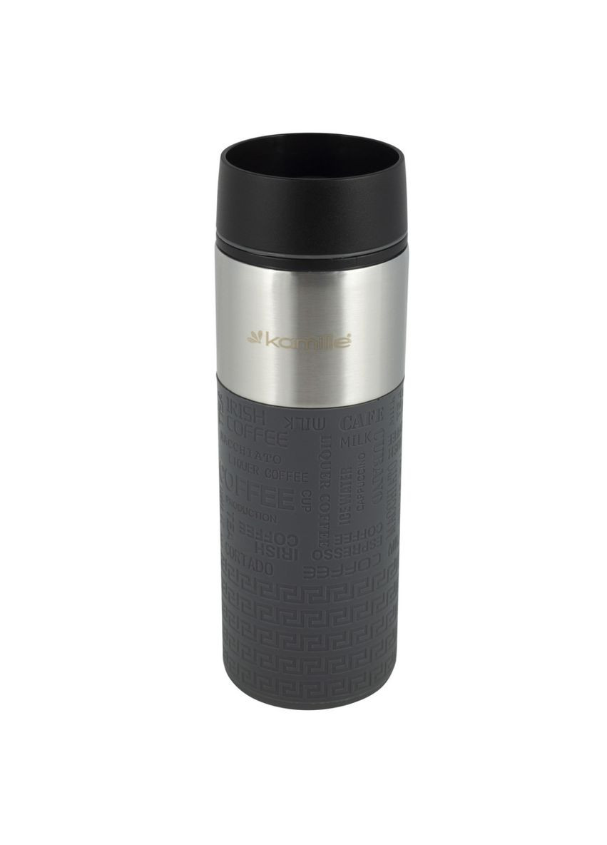 Термокухоль KM-2098-Gray 420 мл сіра Kamille (360642229)