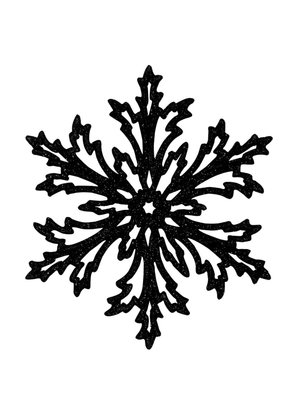 Новогодняя подвеска Снежинка Морозко-2 12 см белый MIS LT (365627418)