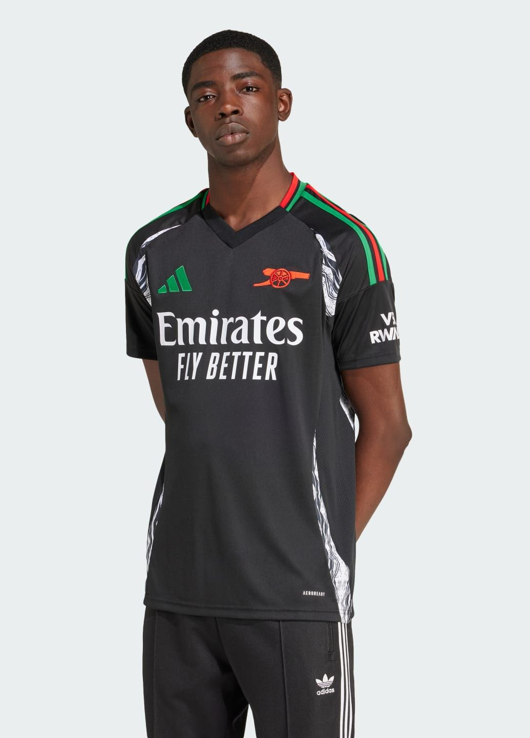 Футболка Arsenal 24/25 Away adidas логотип комбінований спортивні