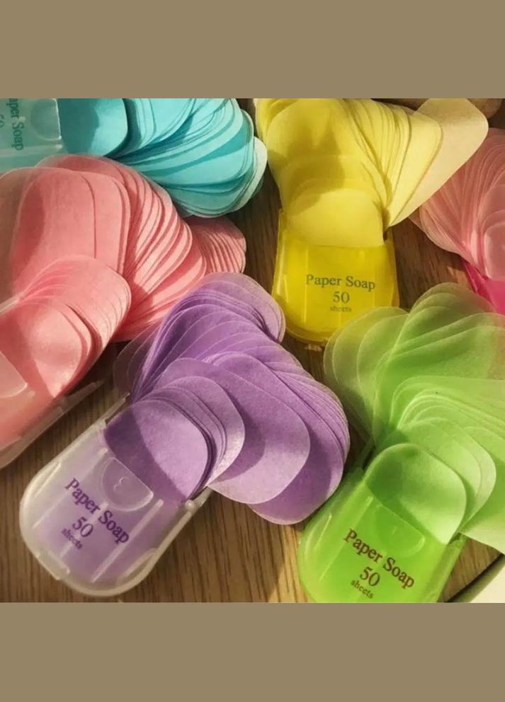 Сухое мыло с ароматом яблока 50 шт (NR0118_2) No Brand (339067171)