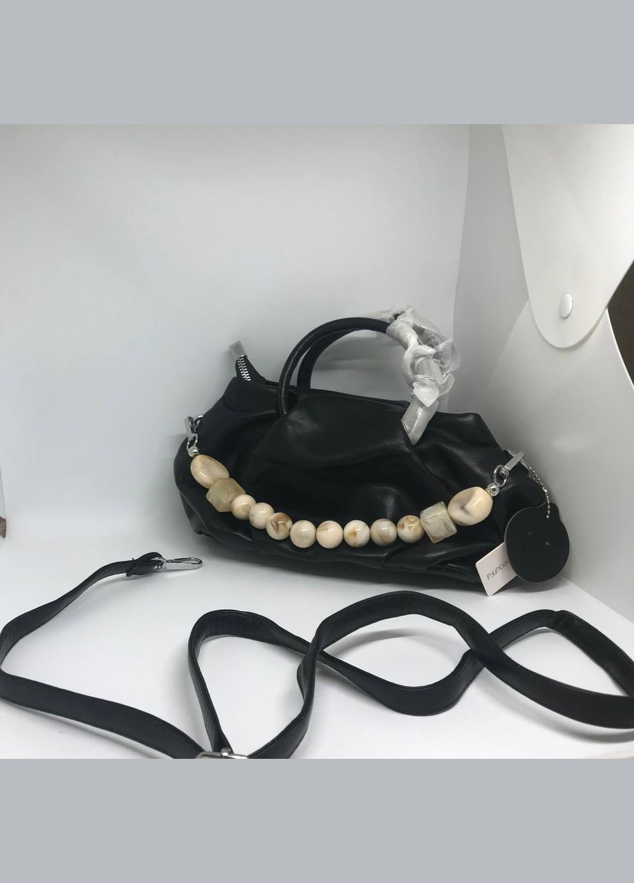 Женская сумка из экокожи темно-желтая с регулируемым ремешком стильная сумочка для повседневного использования. New Trend (304990684)