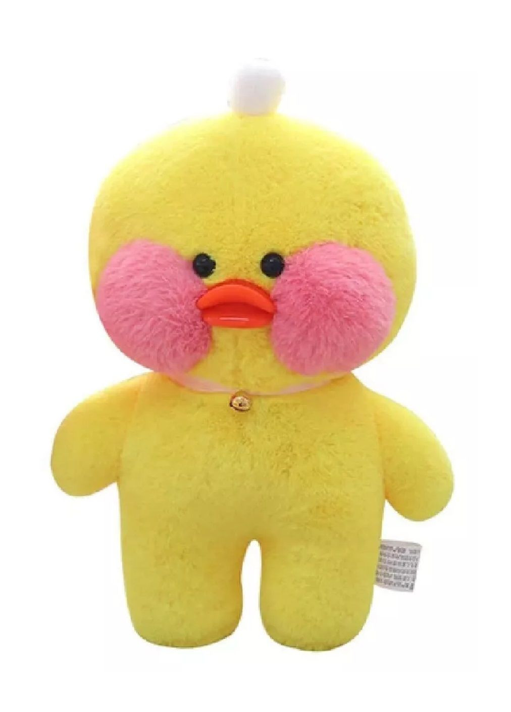 Мягкая детская плюшевая игрушка с аксессуарами желтая утка Лалафанфан в свитере 30 см (477070-Prob) С бантиком на повязке Unbranded (294050691)