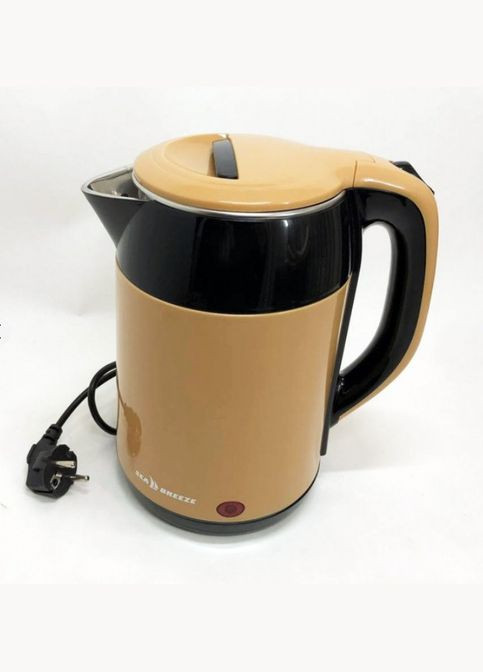 Електрочайник SB-0203 1,8 л чайник-термос 1500 Вт Бежевий Sea Breeze (315424116)