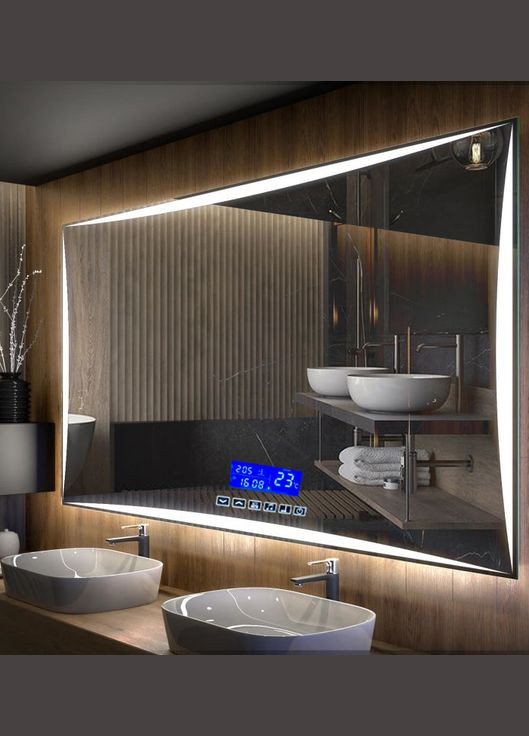 Дзеркало Alpina з LED-підсвічуванням (120 х 100), Smart-блоком та підігрівом ХАСТ (302810582)