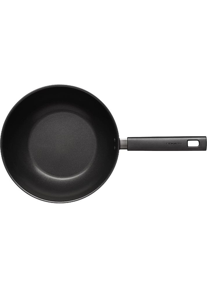 Сковорода Вок Hard Face 28 см Black (1052233) Fiskars (323120562)