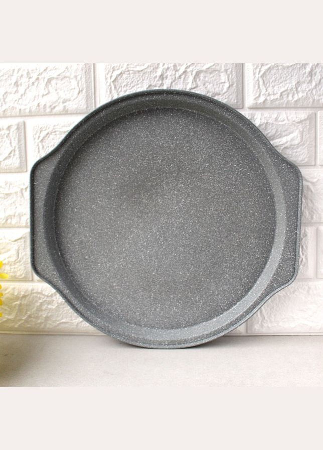 Форма для запікання піци 35*33.5*2.5 см з вуглецевої сталі Kamille (303210647)