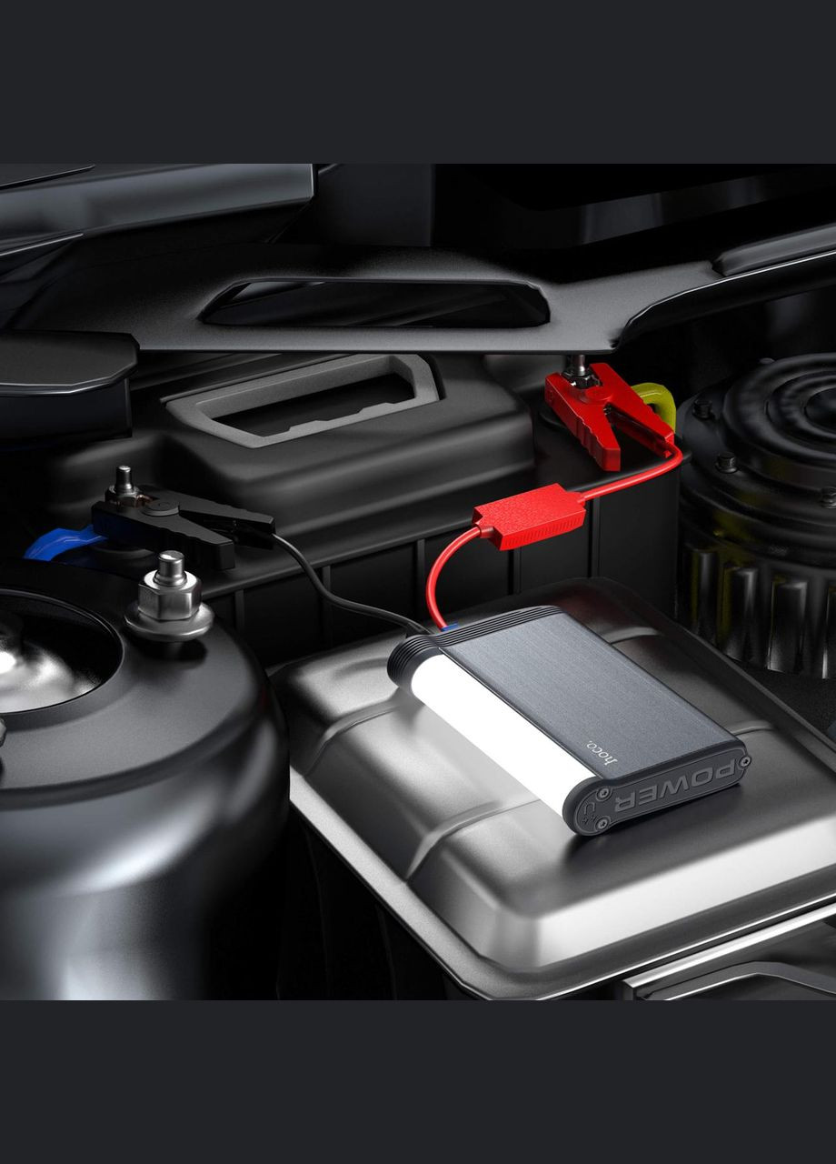 Пускозарядное устройство (бустер) для авто DB14 car lighting Emergency Start 12000 mAh Hoco (280877394)