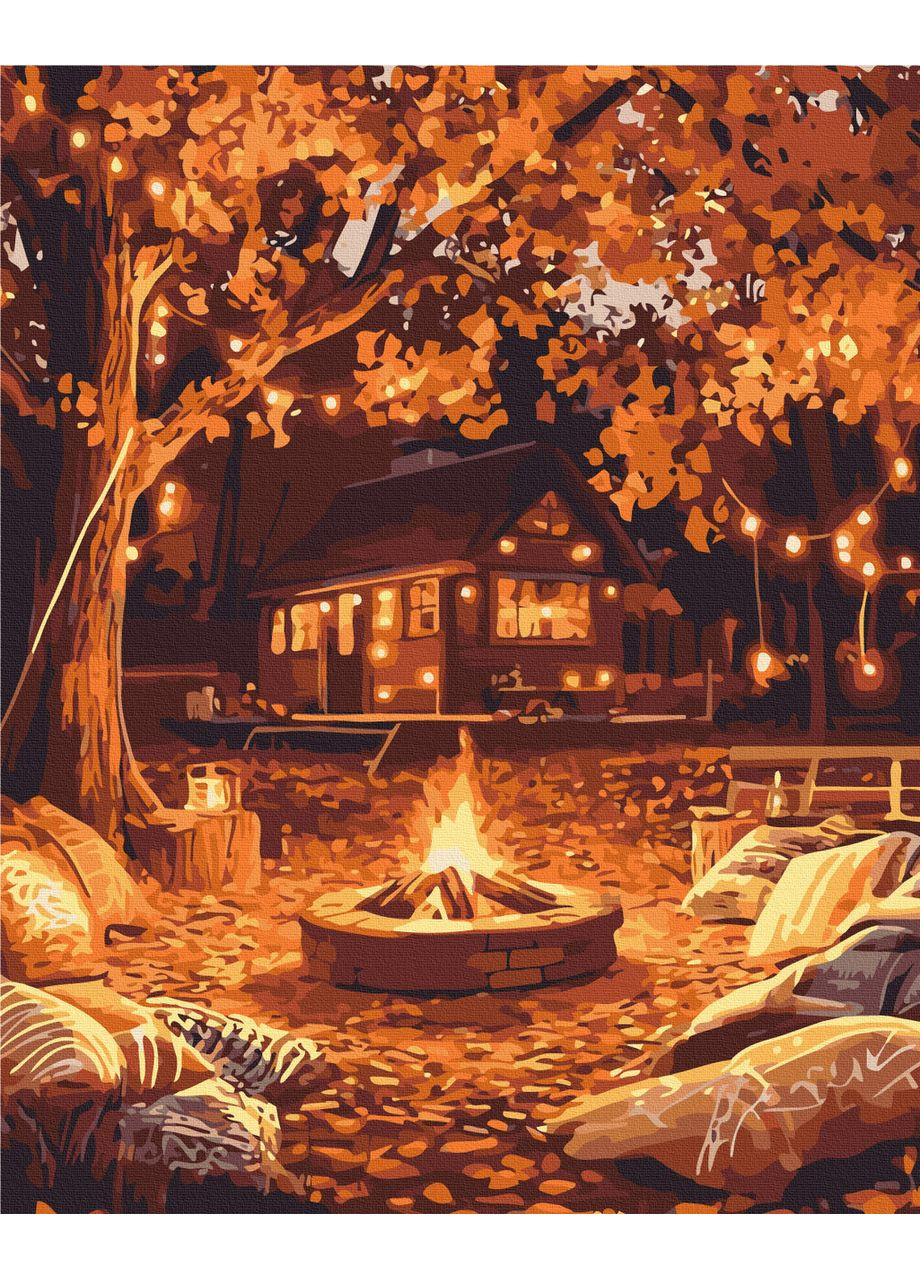 Картина по номерам Огонь среди листьев 40х50 BS54368 Brushme (359404474)