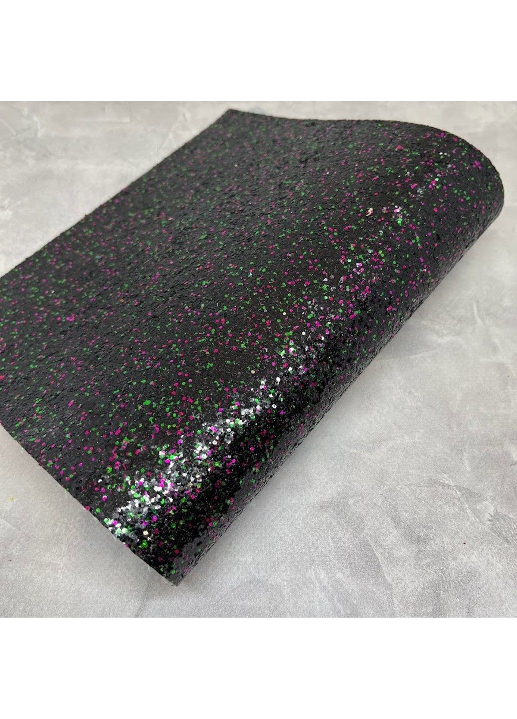 Екошкіра (кожзам) Глітер мікс-чорний-малина-бірюза, розмір 20*32 см No Brand (306739506)