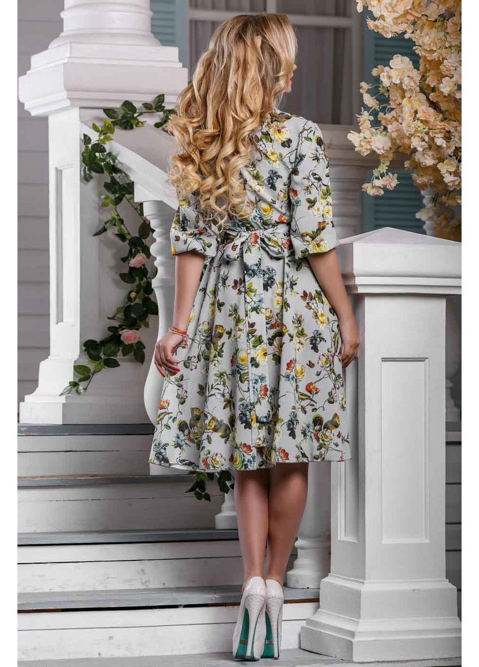 Серое платье 962.2617 Seventeen