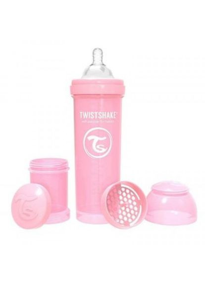 Пляшечка для годування Twistshake антиколиковая 330 мл, светло-розовая (268140679)