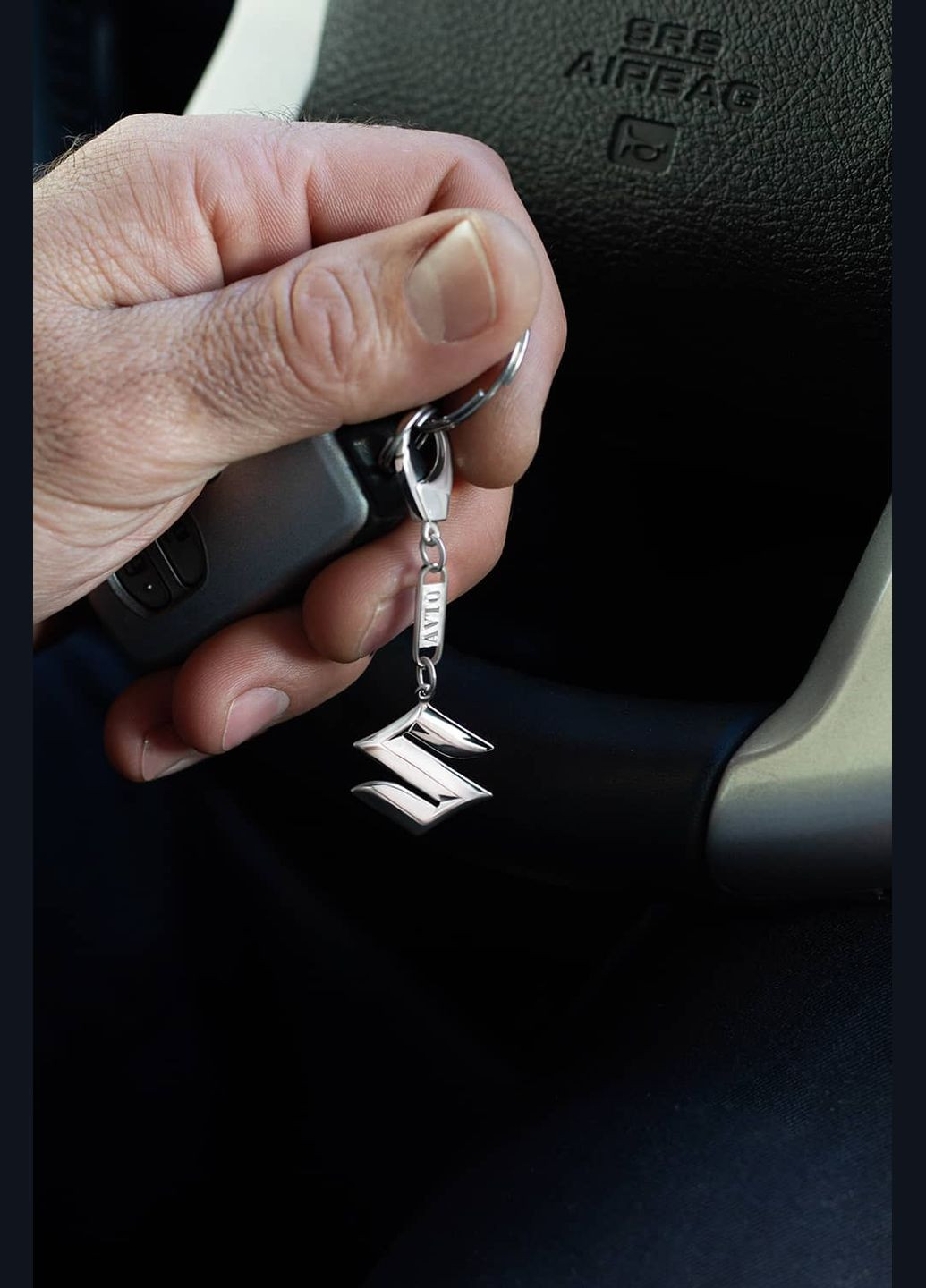 Срібний брелок SUZUKI (Сузукі) (9009.1) IRIJ (331017157)