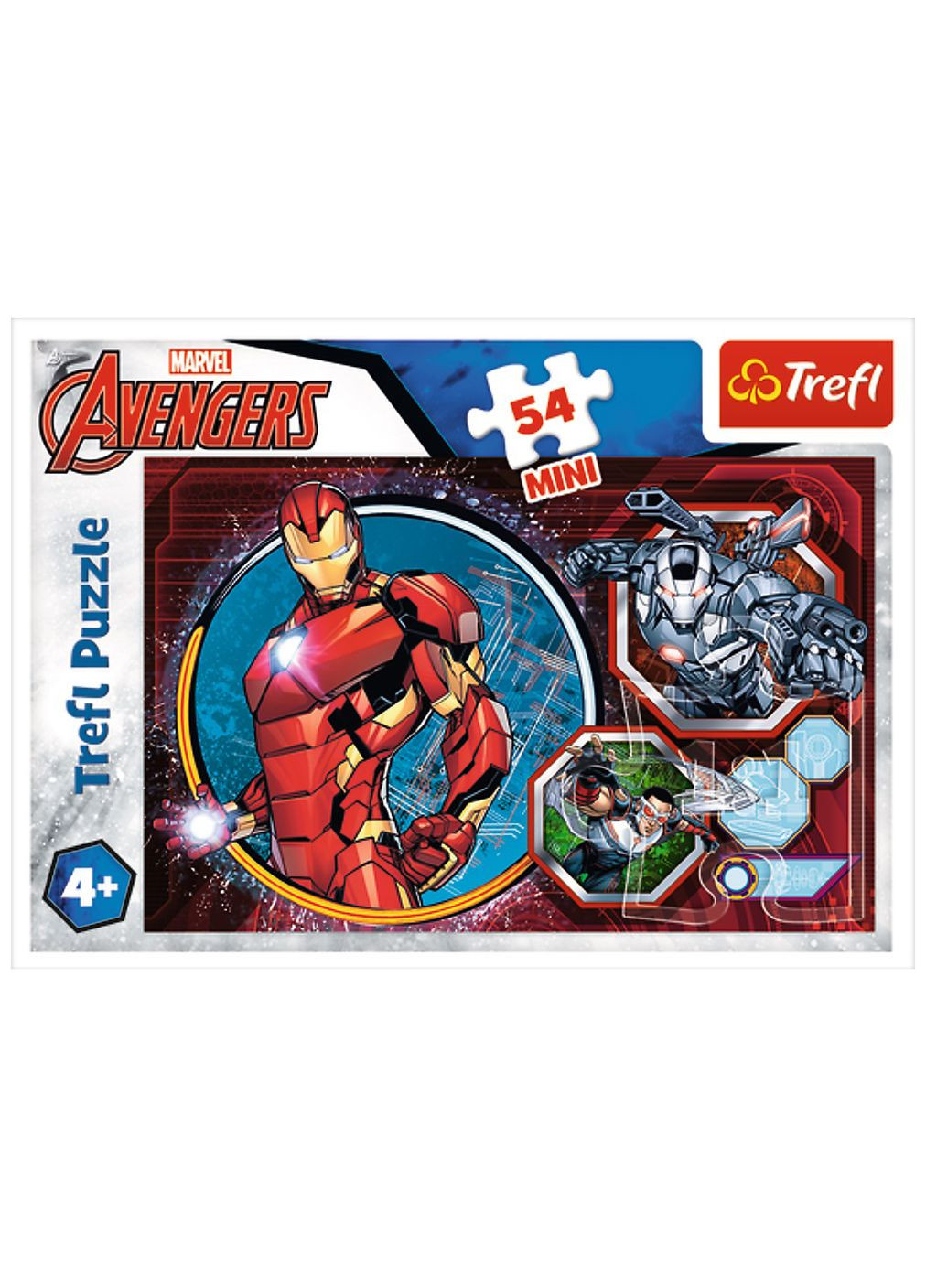 Пазлы mini Марвел Железный человек 54 эл (19615) Trefl (364112696)