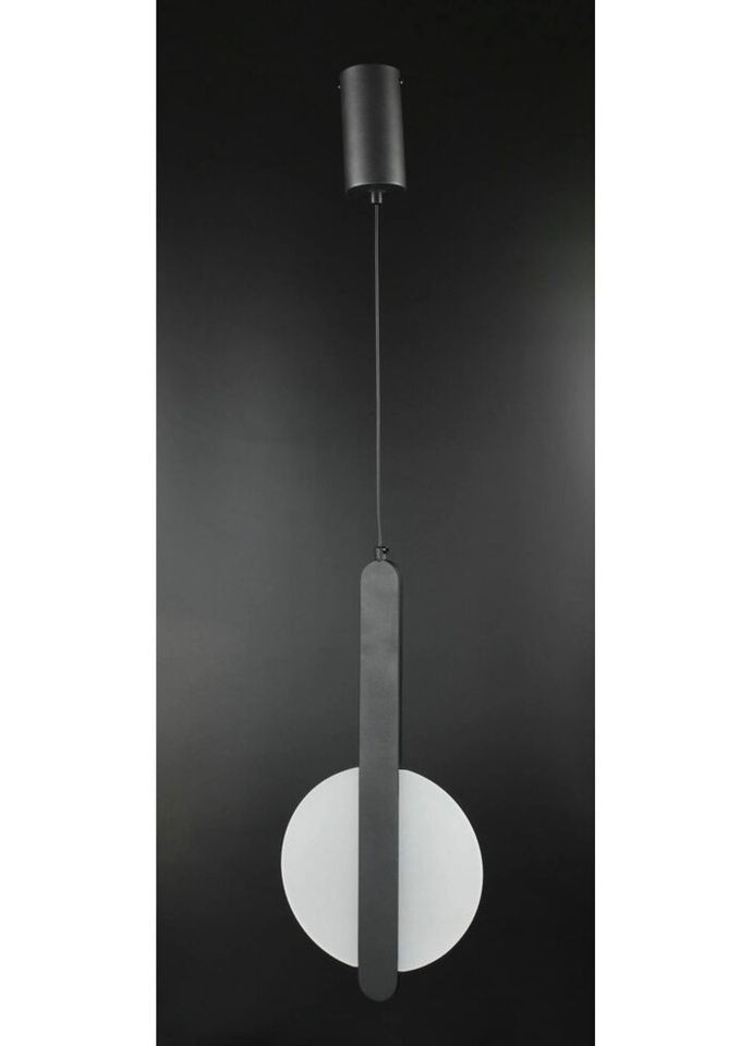 Люстра светодиодная подвесная LED светильник для квартиры на потолок лэд 26497 Черный 65-180х6х20 см. Sunnysky (324395702)