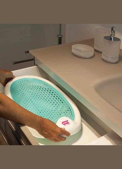 Горка для купания новорожденных Jelly, цвет белый (39101600) OK Baby (307835738)