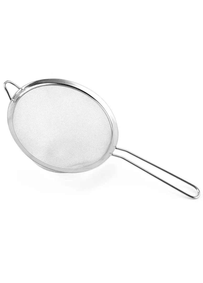 Сито дуршлак с ручкой 20 см мелкоячеистая сетка из нержавеющей стали Jooki (358705938)