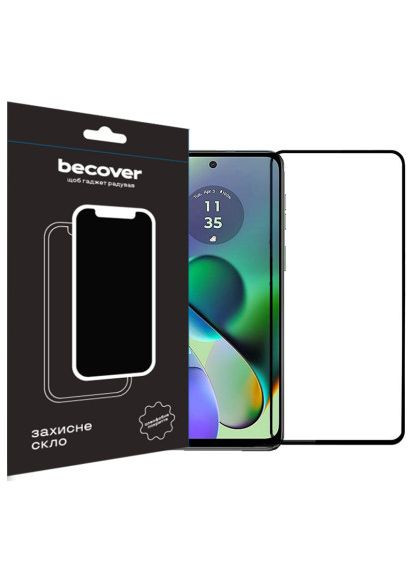 Стекло защитное Motorola Moto G54/G54 Power Black (710107) BeCover Motorola Moto G54 / G54 Power Black (366657866)