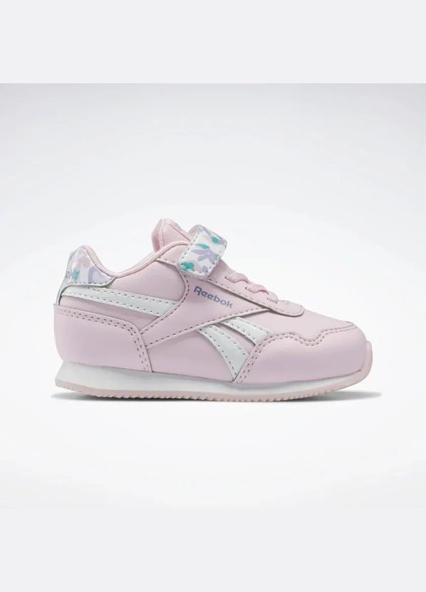 Рожеві всесезонні кросівки royal classic jogger 3 pixel pink cloud white purple oasis Reebok