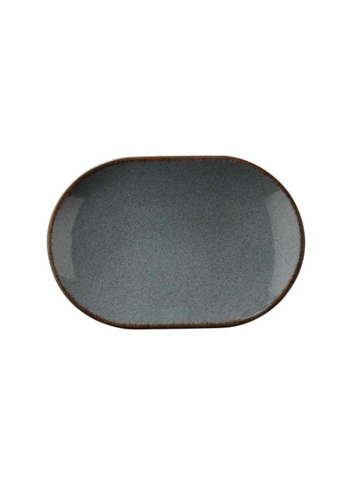 Тарелка обеденная овальная Colorx CXOFD-24-KY-730-P-01 28 см серая Color (368763987)