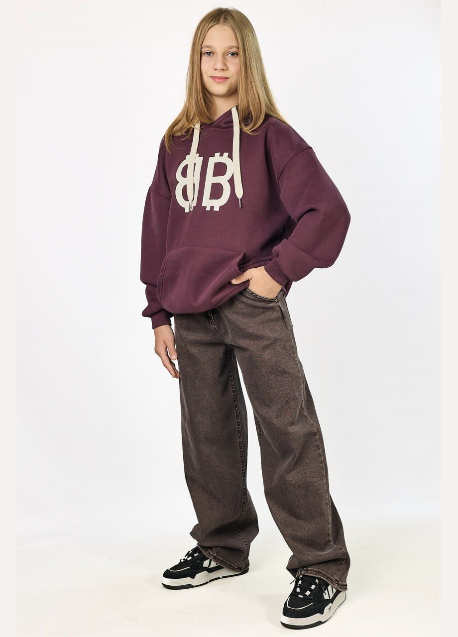 Бордовые демисезонные клеш, палаццо, кюлоты джинсы Cloise