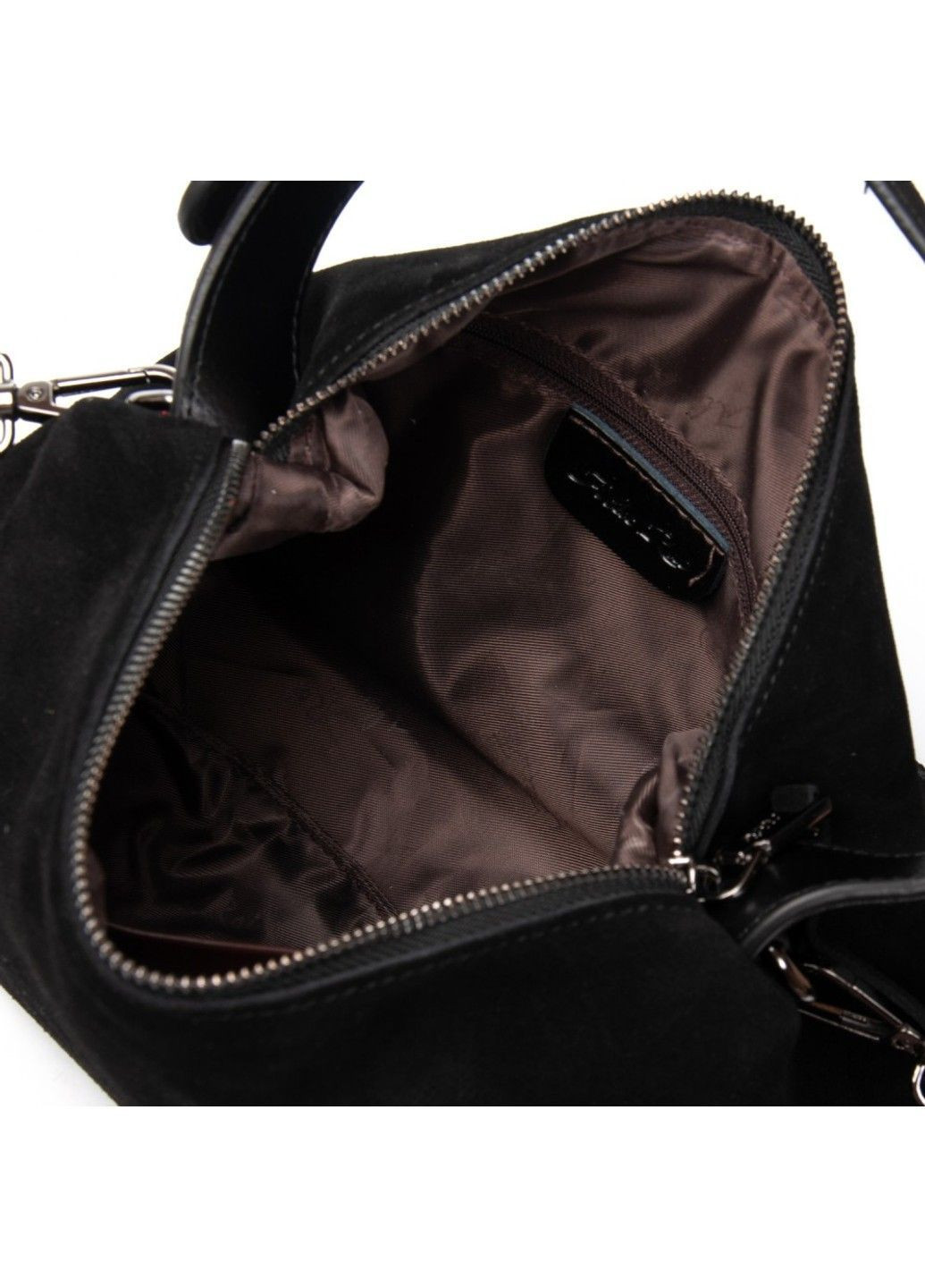 Жіноча замшева сумка 9148 black Alex Rai (370766774)