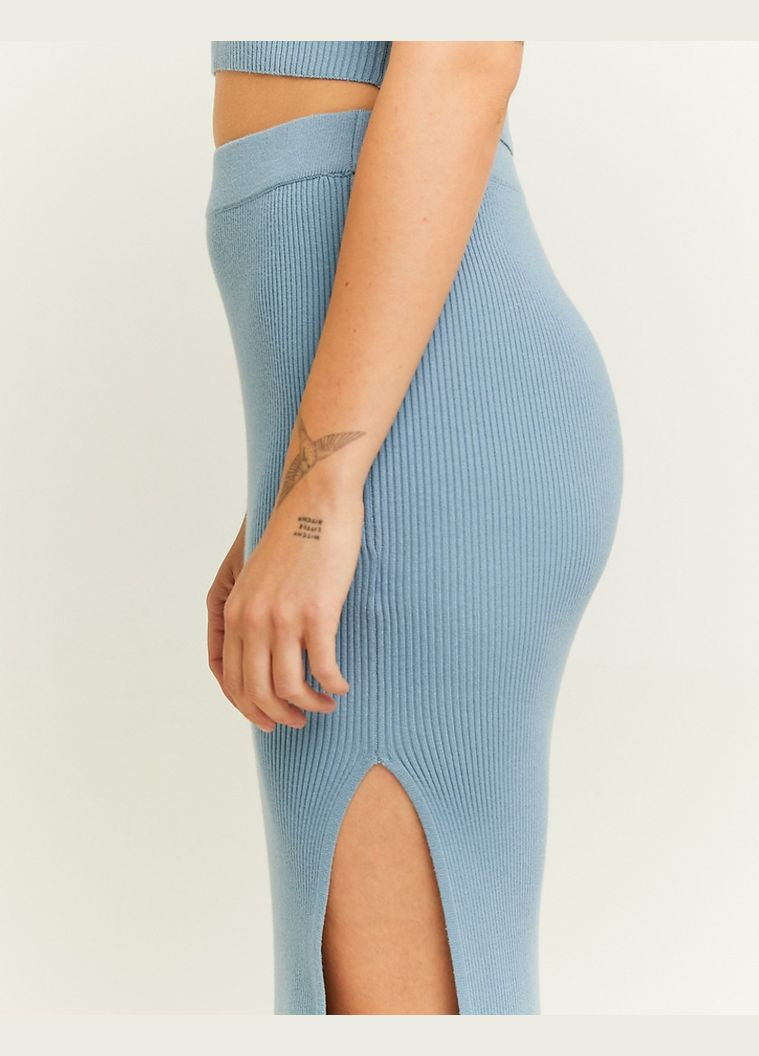 Голубая однотонная юбка Tally Weijl