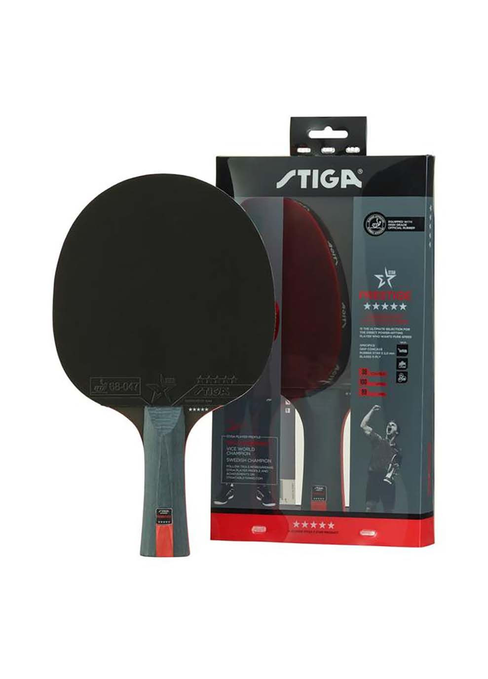 Ракетка для настольного тенниса Prestige 5 Star FL Stiga (367588724)