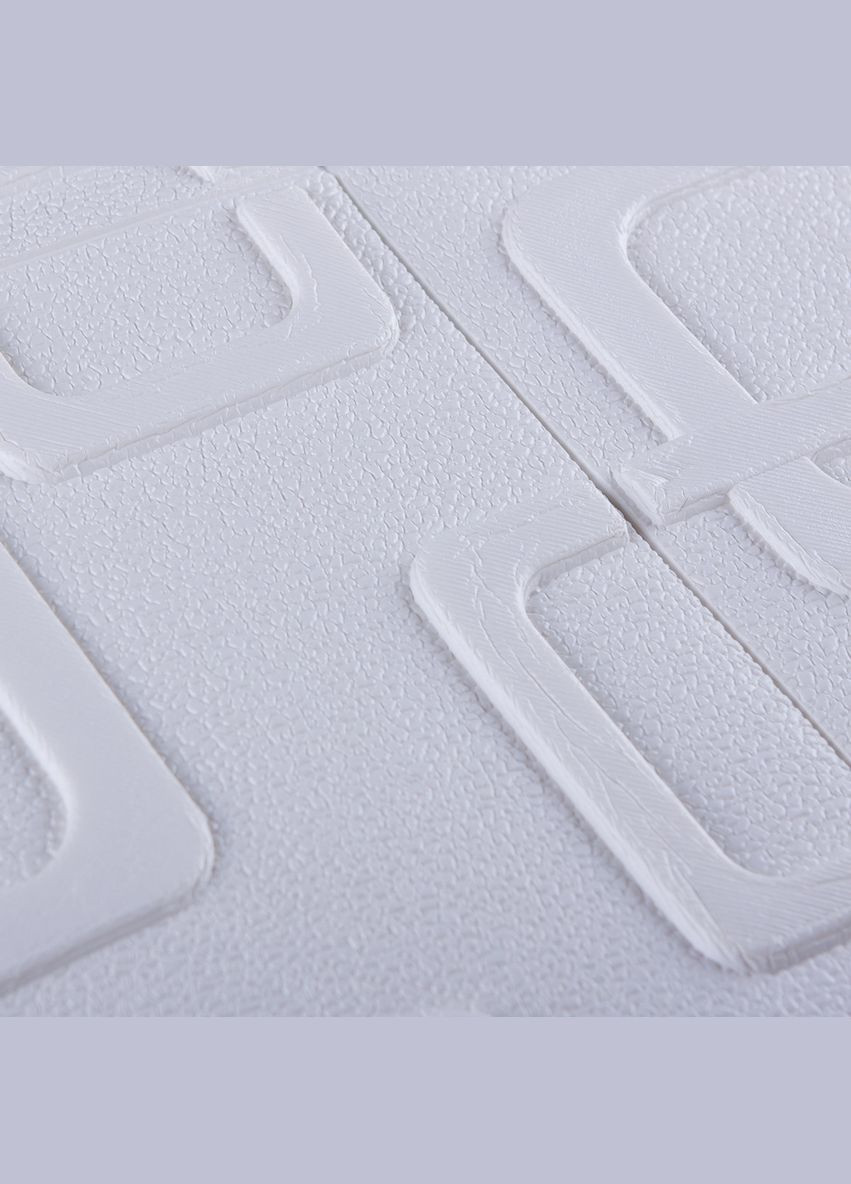 Самоклеюча настінно-стельова 3D панель Модерн білий 700x700x5 мм Loft Expert (300241597)