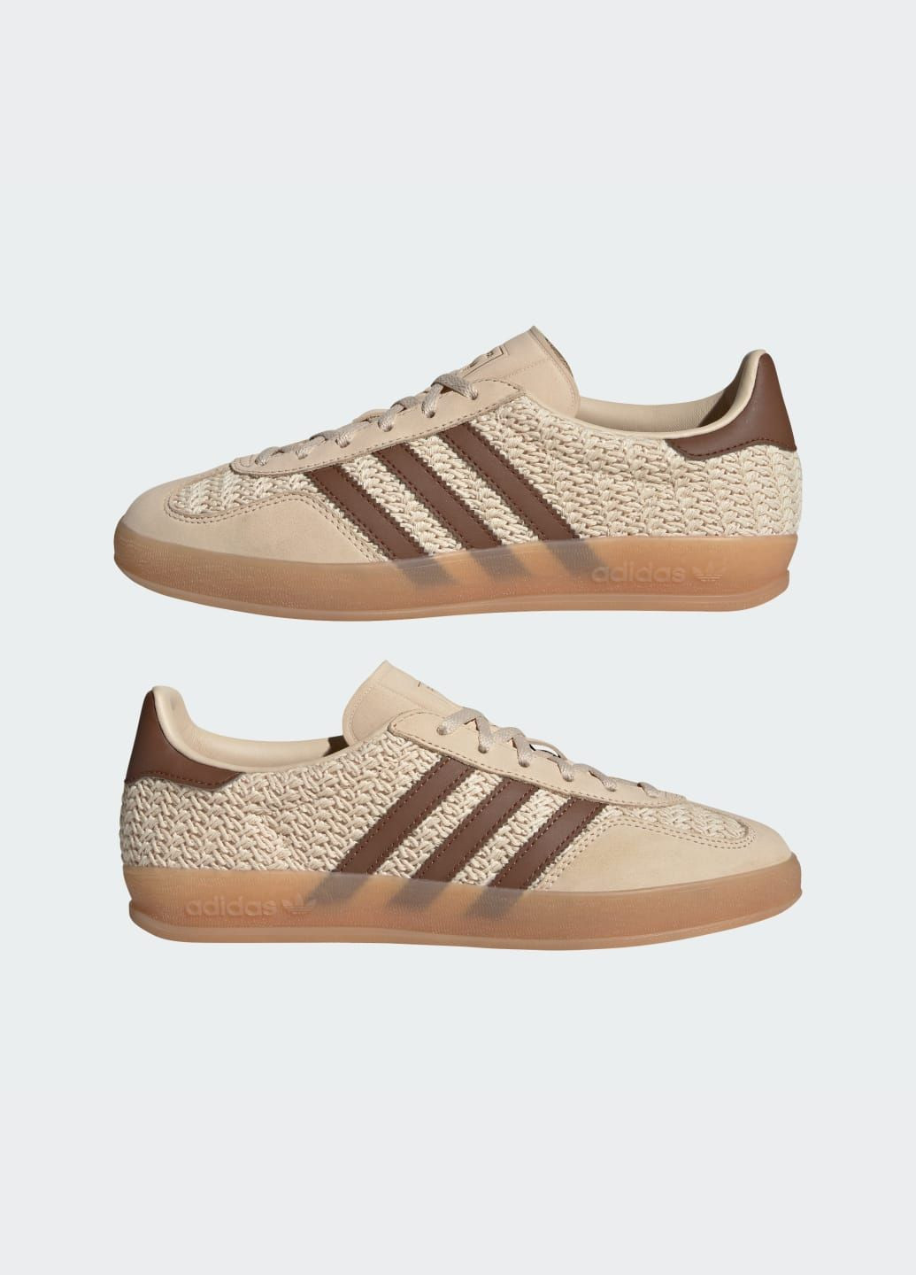 Кросівки Gazelle Indoor adidas бежеві всесезони (336884988)