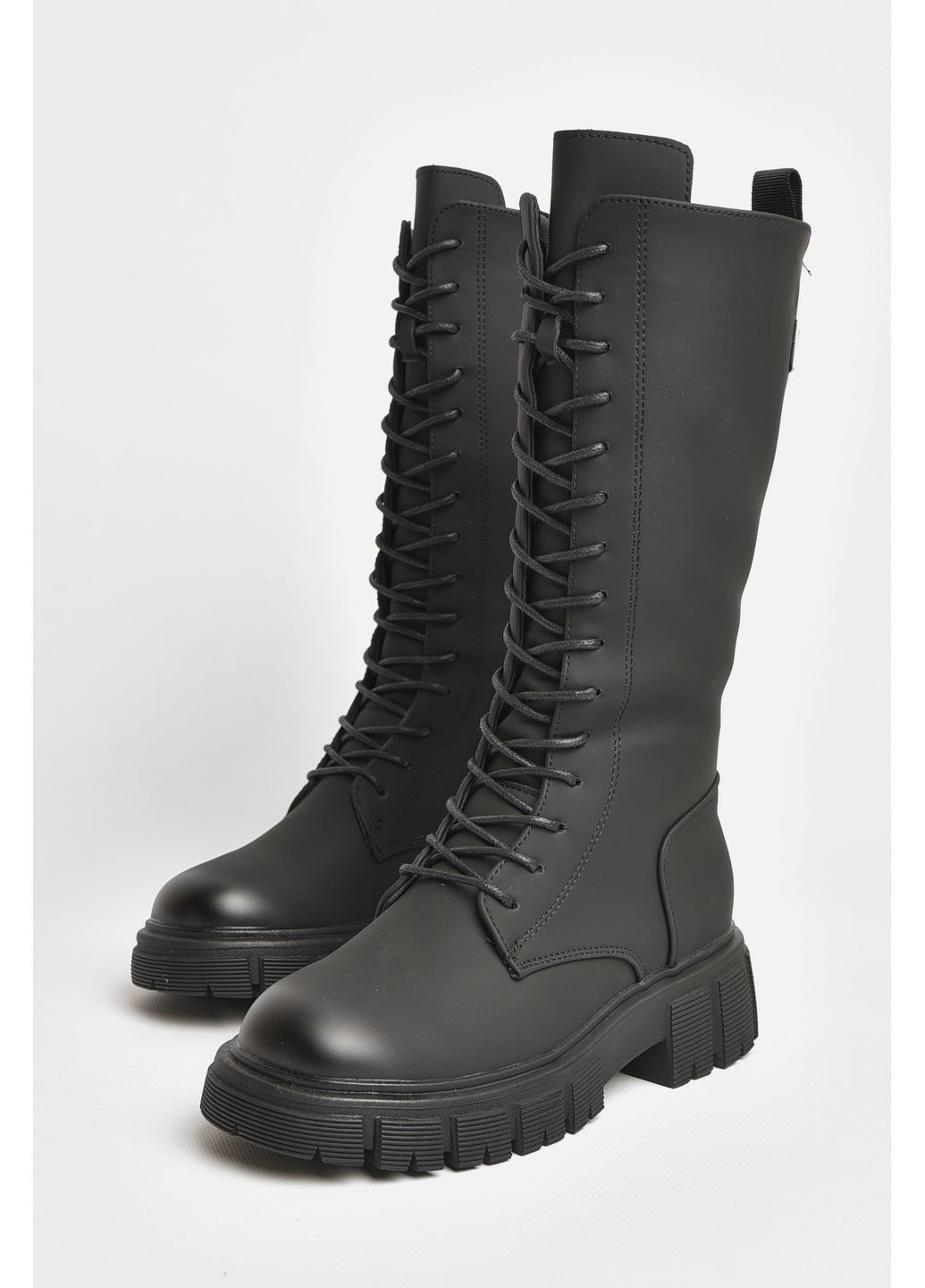 Осенние сапоги демисезонные детские девочка черного цвета Let's Shop