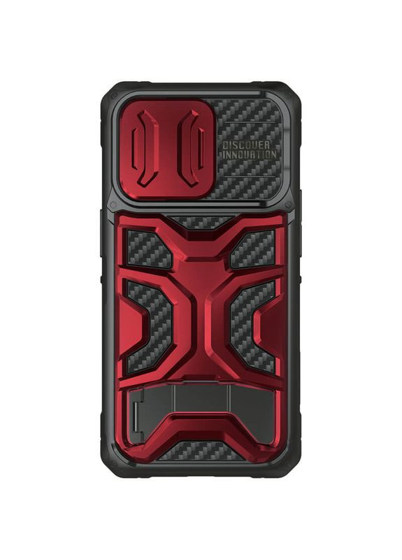 Чехол на Apple iPhone 14 Pro Max/ для айфона 14 про макс шторка на камеру Глянцевая, Maga Red Nillkin (356100691)