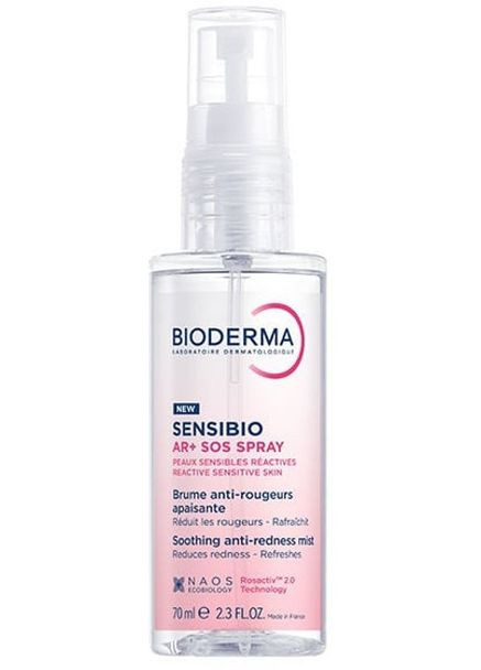 Спрей для обличчя Sensibio AR+ SOS Spray 70ml (1484522-37619327) Bioderma (368612888)