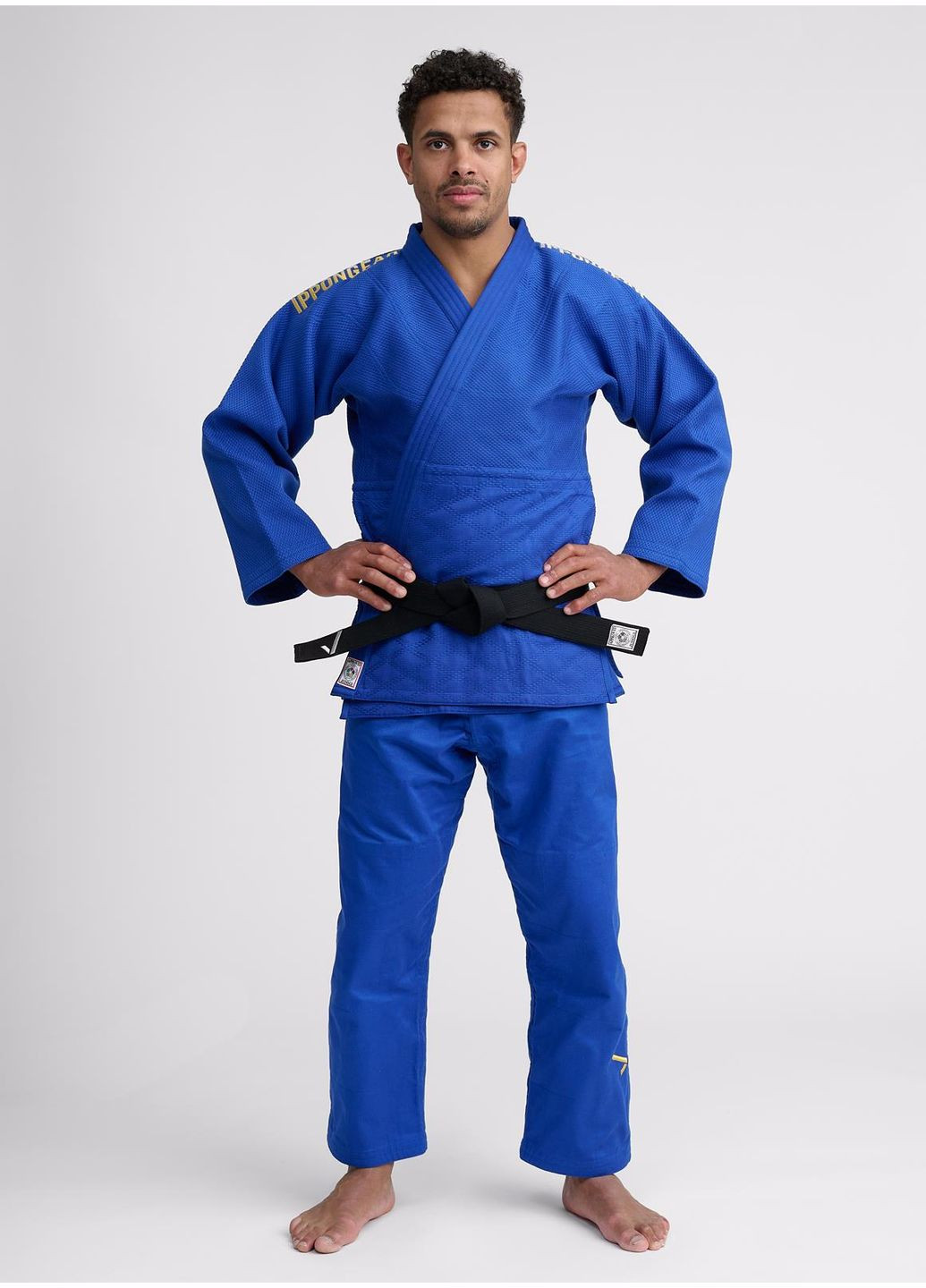 СИНЕЕ ЛИЦЕНЗИОННОЕ КИМОНО ДЛЯ ДЗЮДО LEGEND 2 (APPROVED IJF) 190 Slim Fit IPPON GEAR (361153136)