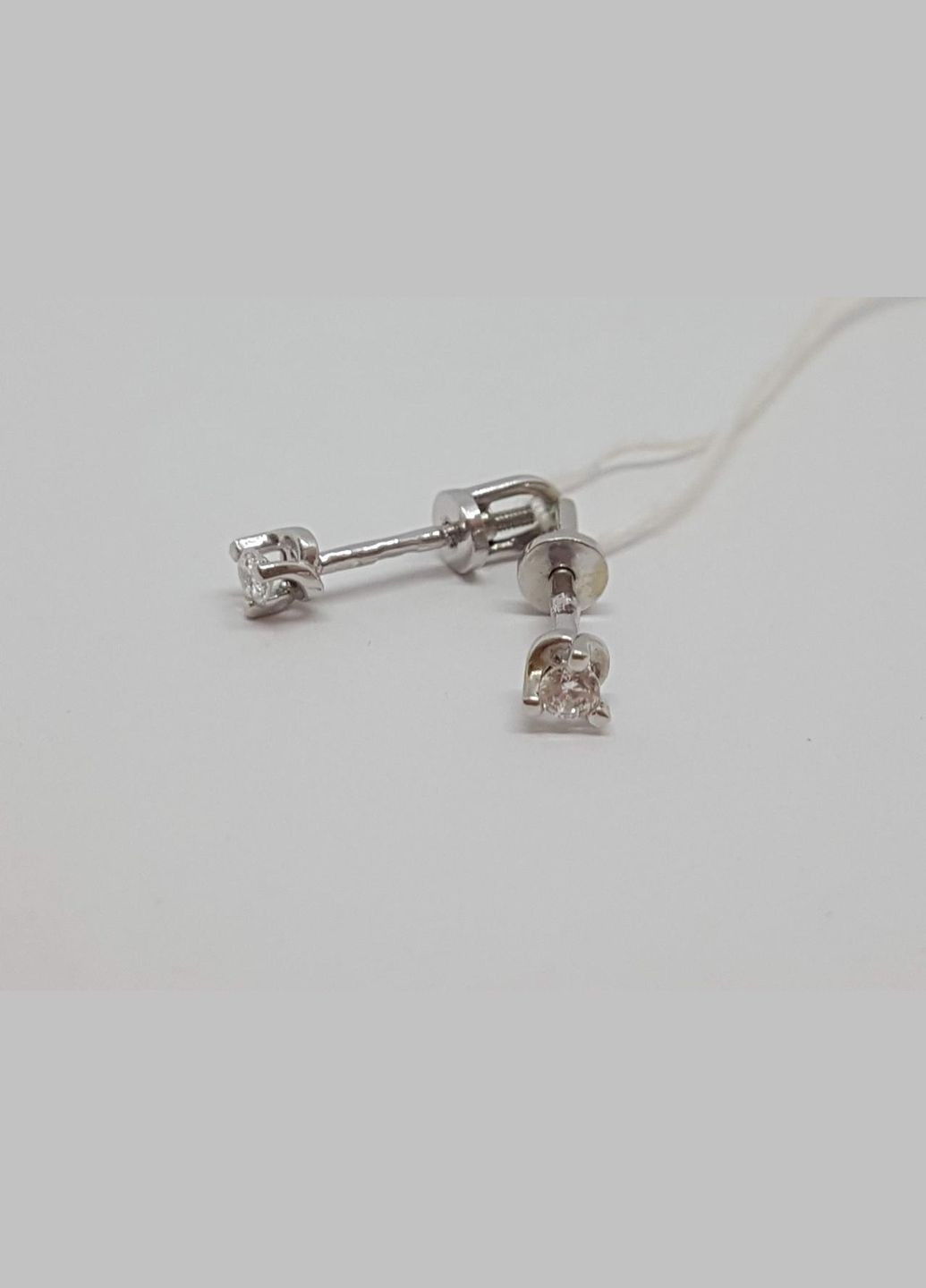 Золотые серьги-пуссеты с фианитами. 3533276Б Гаразд (315786720)